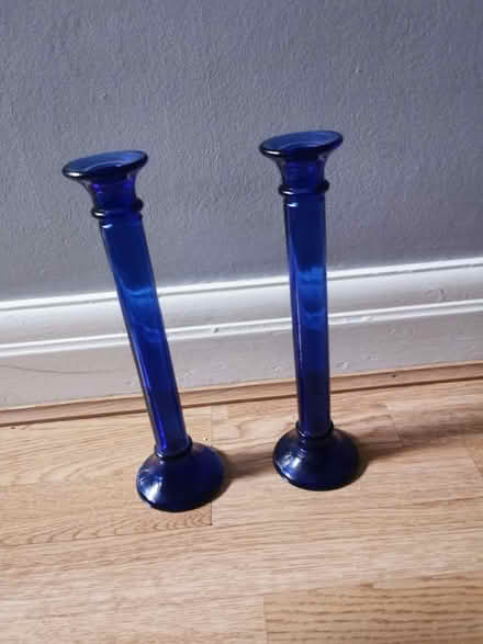 Photo of free Glass candlesticks (Honor Oak SE23) #1