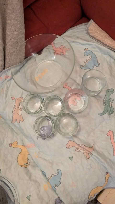 Photo of free Glass bowl and glass ramekins (Churchend RG30) #1