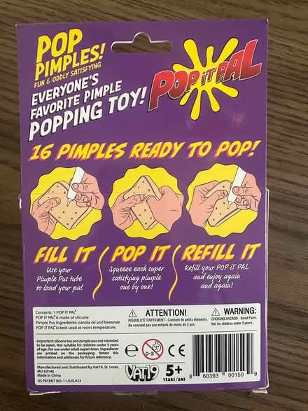 Photo of free Pop-It-Pal Pimple Toy (63rd & Main) #2