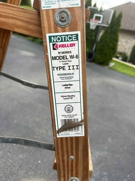 Photo of free 6’ Ladder (SE Downers Grove) #2