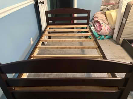 Photo of free Two twin size beds with mattress (Castleton) #3