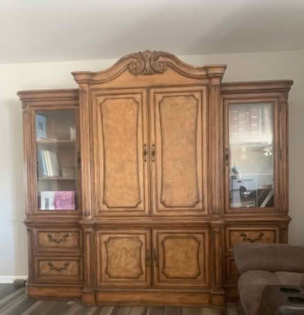 Photo of free display cabinet/entertainment cur (Southern & Gilbert in Mesa) #1