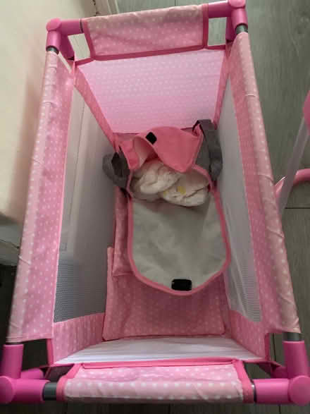 Photo of free Dolls cot and high chair (Bloomfield BA2) #2