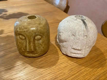 Photo of free Head-shaped candle holders (islington N1) #1