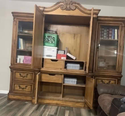 Photo of free display cabinet/entertainment cur (Southern & Gilbert in Mesa) #2