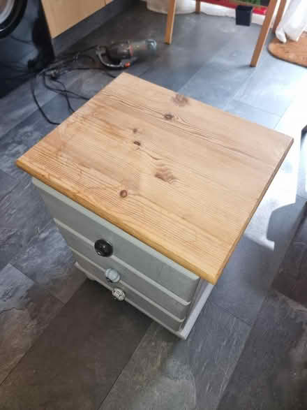 Photo of free Bedside table with 3 drawers (Hillsborough S6) #2