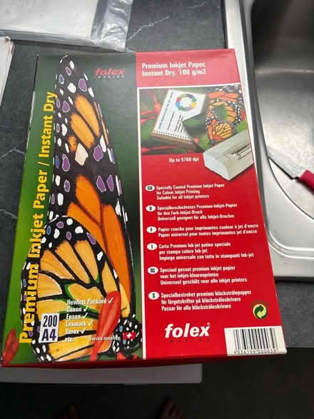 Photo of free Ink jet printer paper (Dyce AB21) #1
