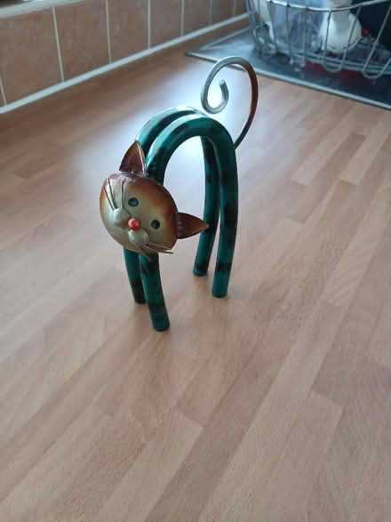 Photo of free Metal cat ornament (Langney BN23) #1
