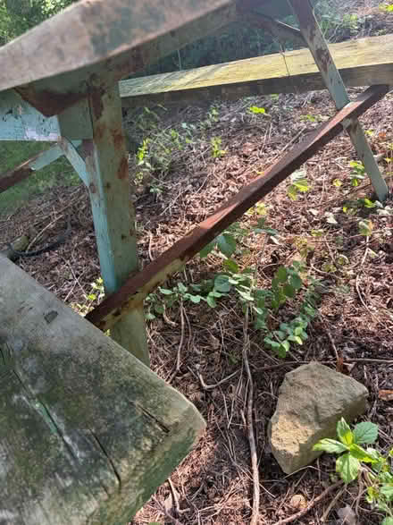 Photo of free Large heavy picnic table (Near WOW outlets Greensburg) #4