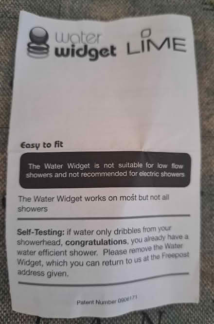 Photo of free Shower water saving device (Seaside BN22) #1