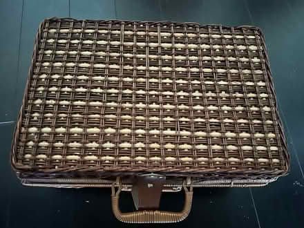 Photo of free Woven suitcase (Downtown) #1
