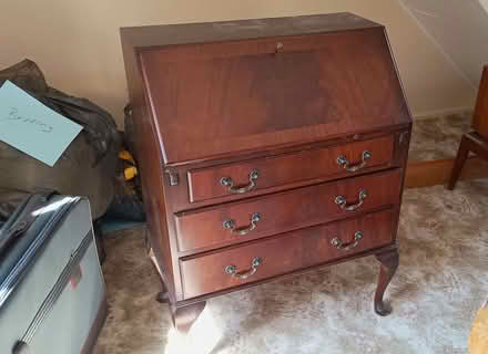 Photo of free Wooden writing bureau (Wharf Rd area, Higham NN10) #1