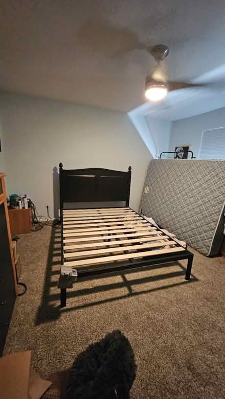 Photo of free Queen Bed Frame Headboard Mattress (Edgewood. Md 21040) #1