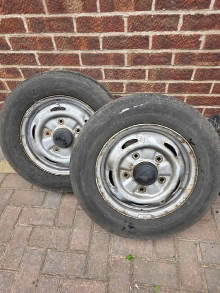 Photo of free 2 x 15 inch ford transit wheels (Marshside southport PR9) #1
