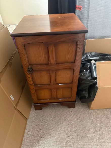 Photo of free Wooden unit with shelves (Orrell Mount L30) #1