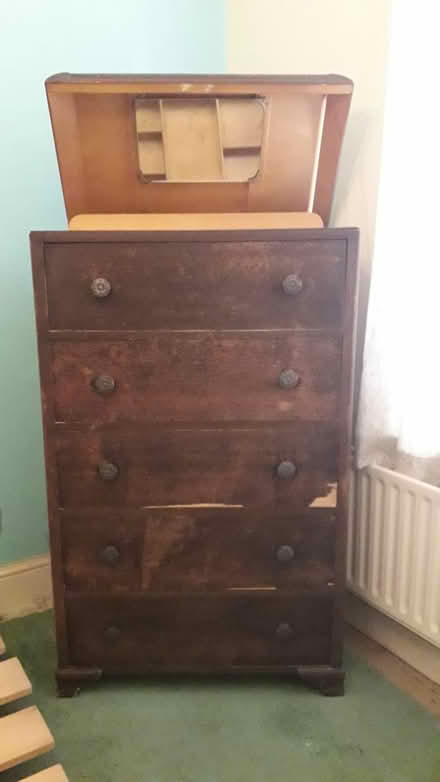 Photo of free Tall boy dresser (West Norwood SE27 9PF) #2