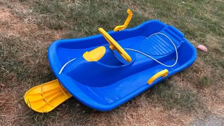 Photo of free Blue plastic sledge (Ilkeston DE7 DE7) #1