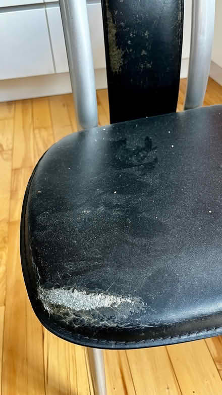 Photo of free Two metal framed dining chairs (Kingswood BS15) #3