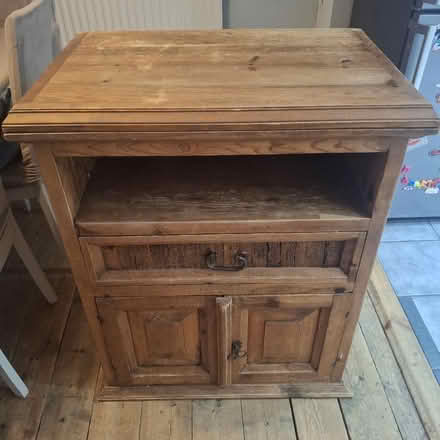 Photo of free Solid wood TV stand (Enfield EN1) #1
