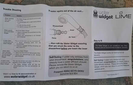 Photo of free Shower water saving device (Seaside BN22) #3