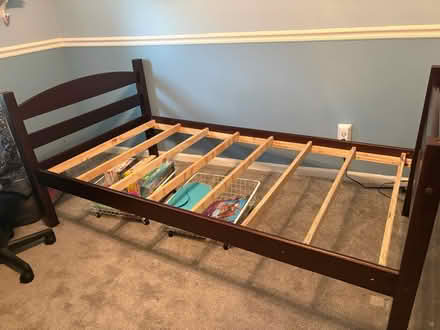 Photo of free Two twin size beds with mattress (Castleton) #1