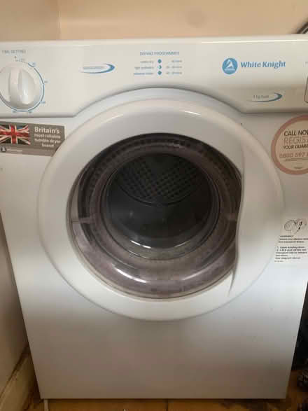 Photo of free Small White Knight 3KG Tumble Dryer (Trosnant NP4) #1