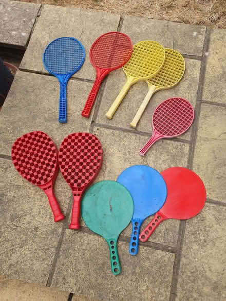 Photo of free Plastic bats/racquets (Nascot Wood WD24) #1