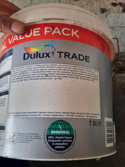 Photo of free Magnolia vinyl paint (West Pennard BA6) #2
