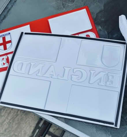 Photo of free England stick on plaques (Sittingbourne ME10) #2