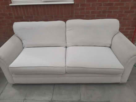 Photo of free Beige colour 3 seater sofa (Lawley Bank TF4) #2