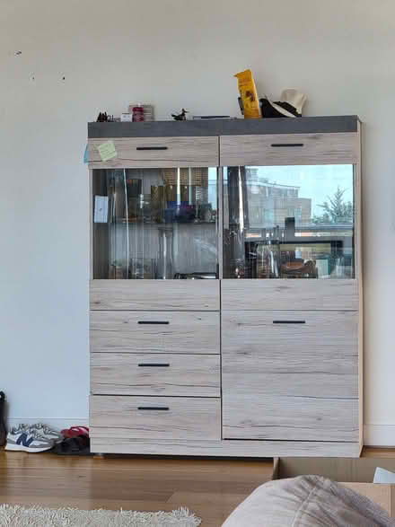 Photo of free Wooden Cabinet with glass door (Putney SW15) #2