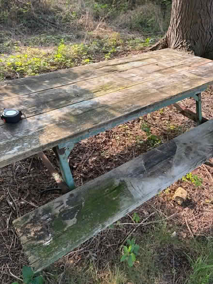 Photo of free Large heavy picnic table (Near WOW outlets Greensburg) #3