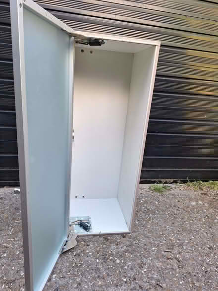 Photo of free Frosted glass fronted cupboard (Shinfield RG2) #2