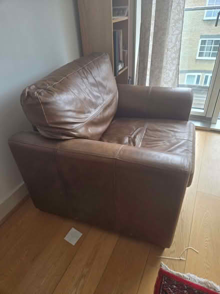 Photo of free Armchair with firelabel, in good condition (Stepney E1) #2
