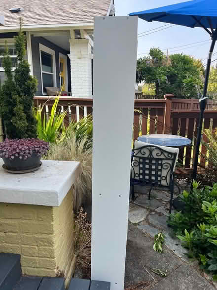 Photo of free Tall white narrow bookshelf (Green Lake) #3