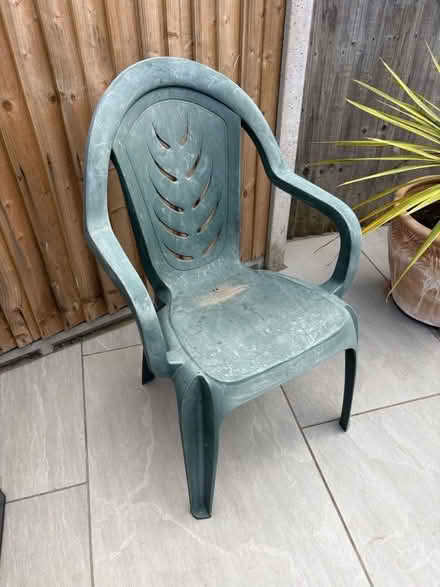 Photo of free Plastic Garden Chair (Tooting Broadway SW17) #1
