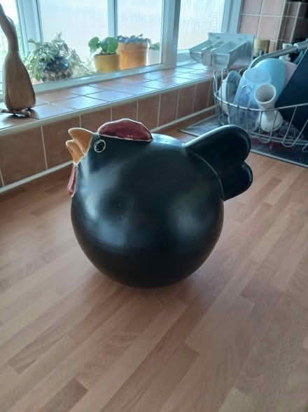 Photo of free Large ceramic chicken ornament (Langney BN23) #1