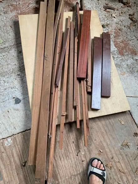 Photo of free Pieces of mahogany and other assorted wood (Stockwell End WV6) #1