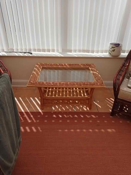 Photo of free Wicker conservatory table (Yealand Conyers LA5) #1