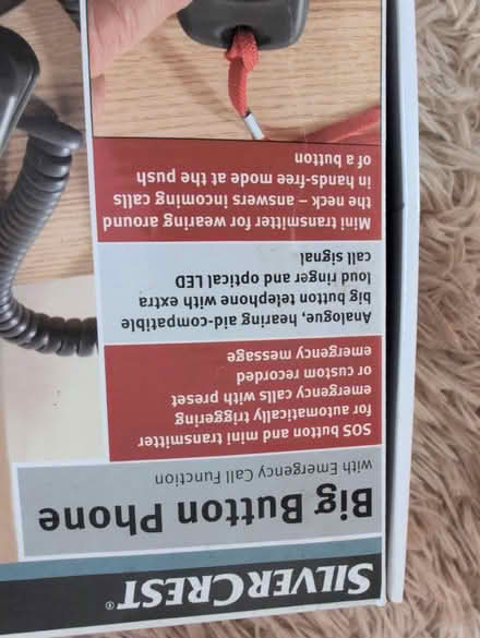 Photo of free Telephone Big Button (Fairground NE16) #3