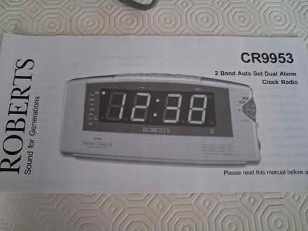 Photo of free Roberts Clock radio alarm (Styvechale, Coventry CV3) #2