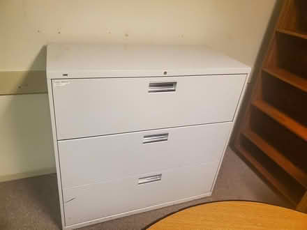 Photo of free Lateral filing cabinet 3 drawer (South Bellevue) #1