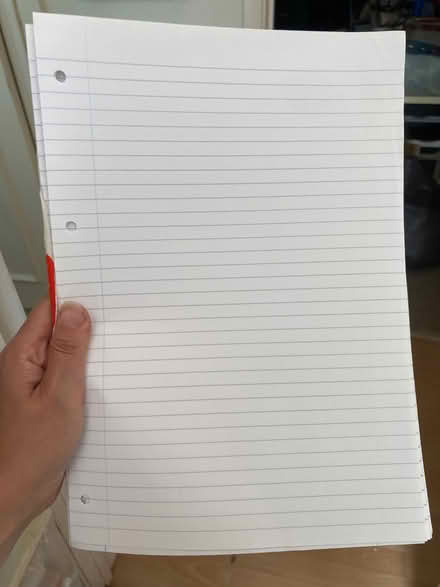 Photo of free Lined A4 paper (Willingdon BN22) #1