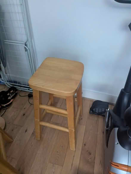 Photo of free Solid wooden stool (Se20, Penge) #4
