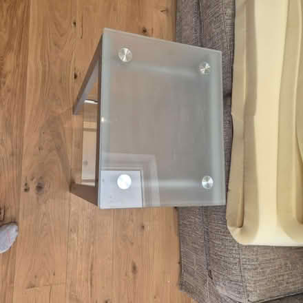 Photo of free Frosted glass top side table (Frome BA11) #2
