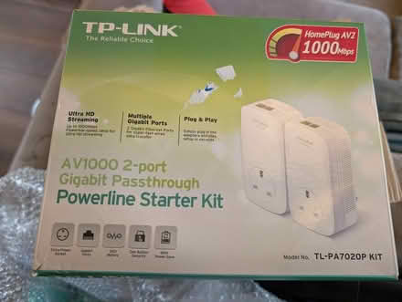 Photo of free TP-Link Power line Starter Kit (West Ham Park E15) #1