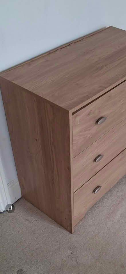 Photo of free Brown veneer chest of draws (S11 8) #2