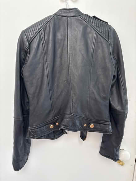 Photo of free Black leather jacket (Highbury and Islington) #2