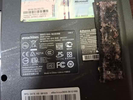 Photo of free eMachines Laptop -Dismantled (Manchester M12) #1