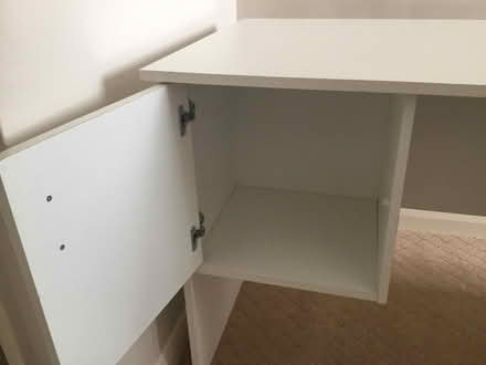 Photo of free White study table (South Wootton PE30) #2